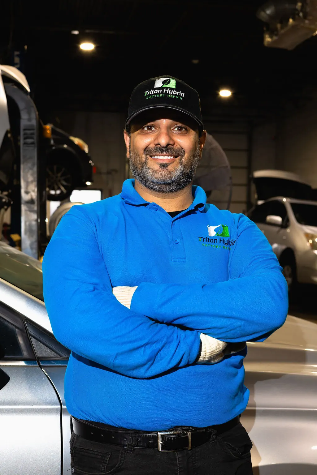 Sal at the Triton shop